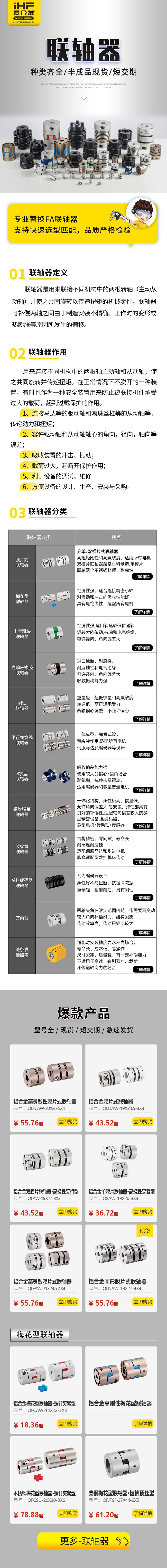 「優(yōu)品推薦」這些聯(lián)軸器您都認(rèn)識嗎？